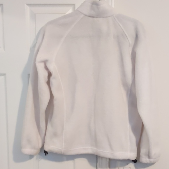Columbia Women's Medium White Fleece Jacket - Picture 4 of 5